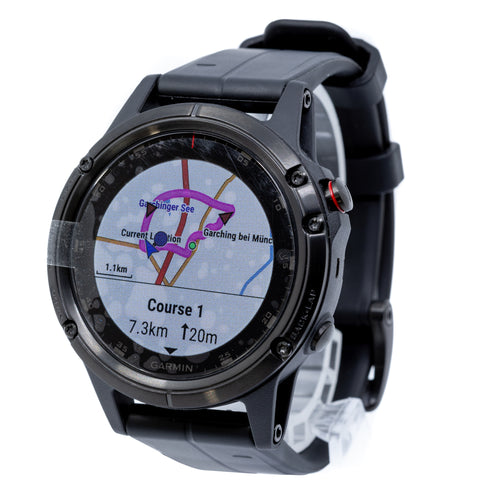Garmin 010-01988-01 Fenix 5 Plus Sapphire Smartwatch