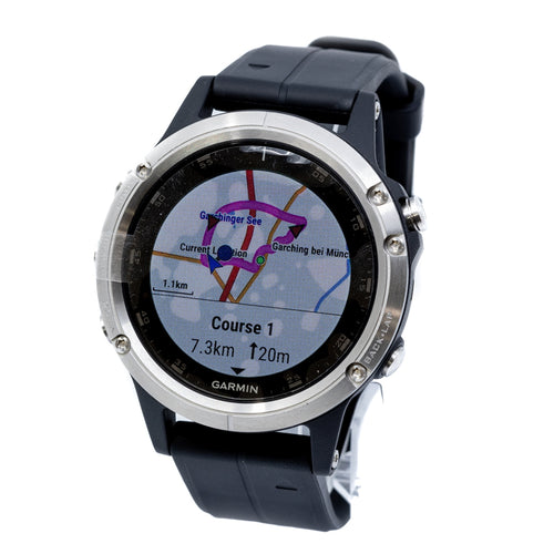 Garmin 010-01988-11 Fenix 5 Plus Glass Smartwatch