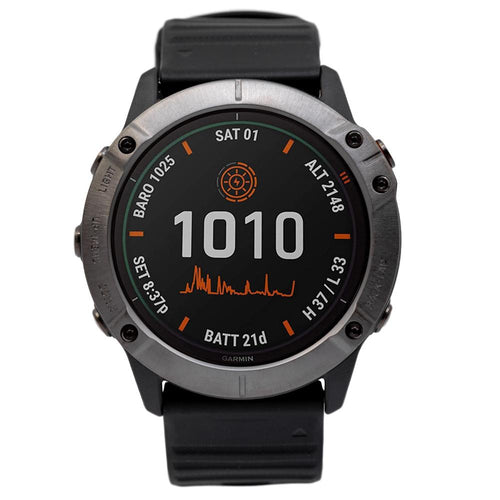 Garmin 010-02157-21 Fenix 6X Pro Solar Edition Smartwatch