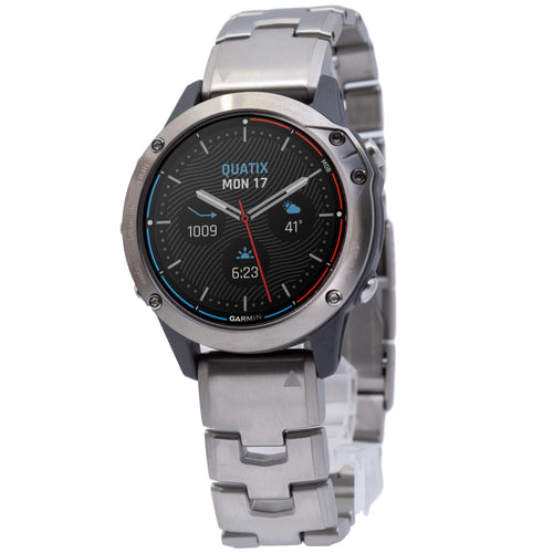 Garmin 010-02158-95 Quatix 6 Titatium Sapphire Smartwatch