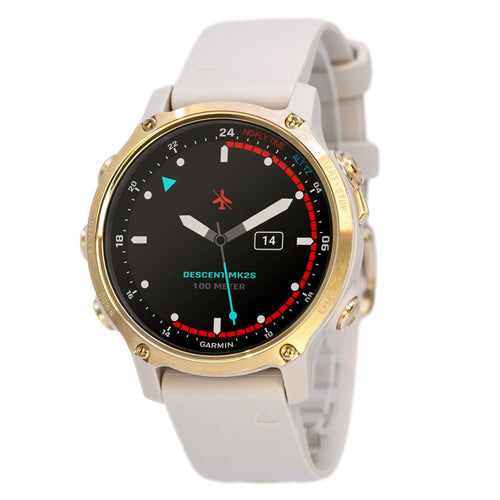 Garmin 010-02403-01 Descent Mk2S Light Gold Smartwatch