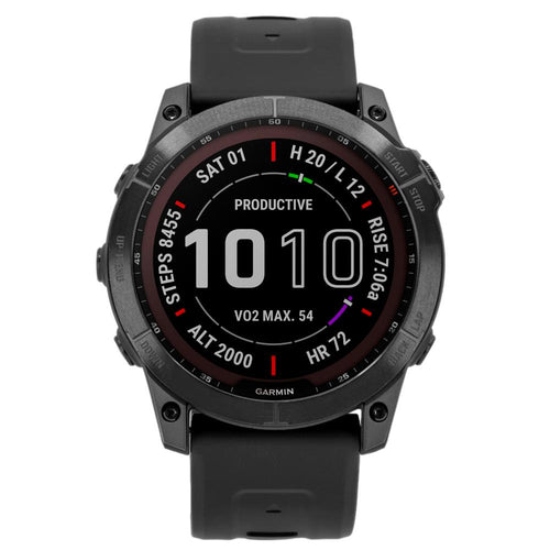 Garmin 010-02541-23 Fenix 7X Titanium Smartwatch Solar