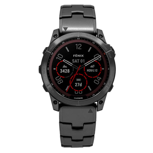 Garmin 010-02541-27 Fenix 7X Carbon Grey Smartwatch Solar