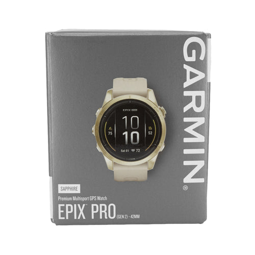 Garmin 010-02802-11 Epix Pro Gen 2 Sapphire Ed-42 Soft Gold