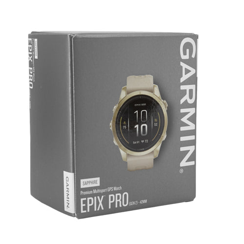 Garmin 010-02802-11 Epix Pro Gen 2 Sapphire Ed-42 Soft Gold