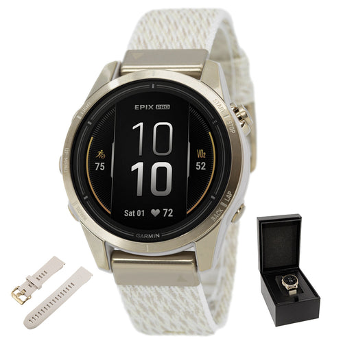 Garmin 010-02802-20 Epix Pro Gen 2 Sapphire Ed-42 mm Gold