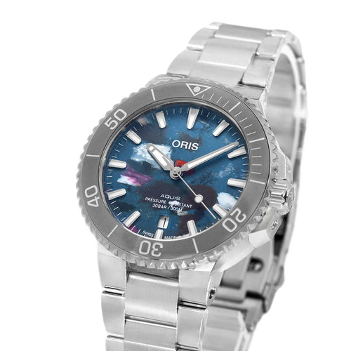 Oris Uomo 01 733 7766 4150-Set Aquis Date Upcycle Automatico