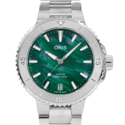 Oris 01 733 7770 4137-07 8 18 05P Aquis Bracenet Auto