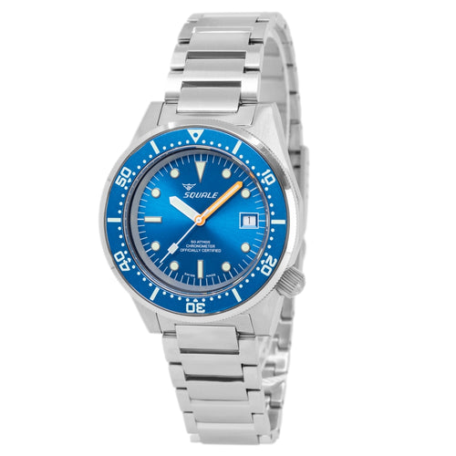Squale Uomo 1521COSOCN.SQ20B 1521 Ocean Blue Dial COSC Auto