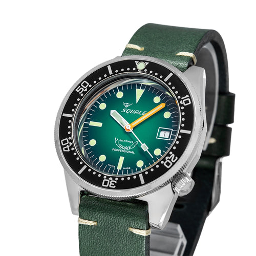 Squale Uomo 1521PROFGR.PVE 1521 Green Ray 50 ATM Automatico