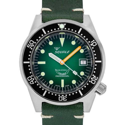 Squale Uomo 1521PROFGR.PVE 1521 Green Ray 50 ATM Automatico