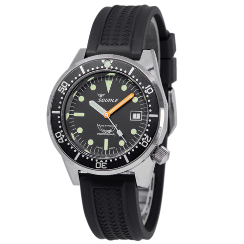 Squale Uomo 1521CL.VO Classic Black Dial 50 ATM Automatico