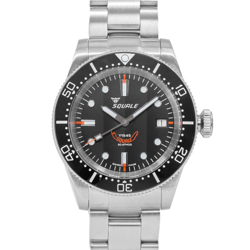 Squale Uomo 1545BKBKC.AC 1545 Black Dial 30ATM Automatico
