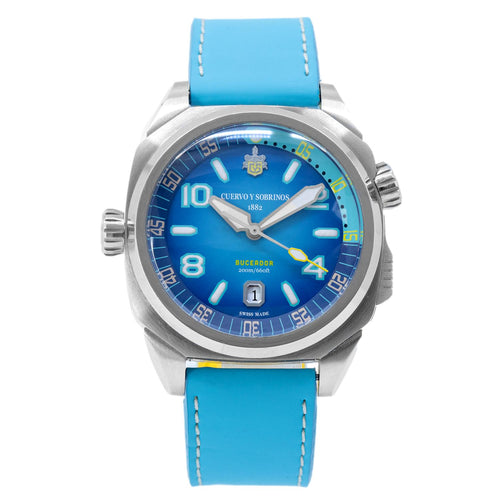 CuervoySobrinos Uomo 2860.1AZ BUCEADOR Automatico