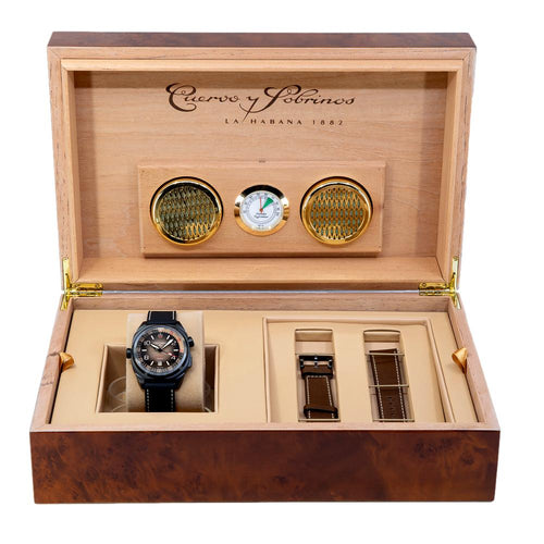 Cuervo y Sobrinos Uomo 2860.3N Buceador Caribe 43mm Auto