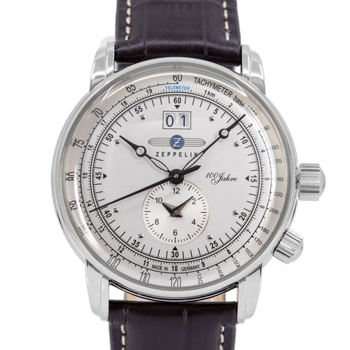 Zeppelin Uomo 7640-1 100 Years Zeppelin Dual Time Quarzo