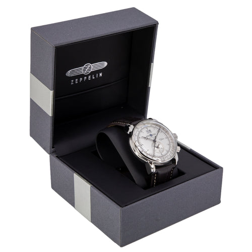 Zeppelin Uomo 7640-1 100 Years Zeppelin Dual Time Quarzo