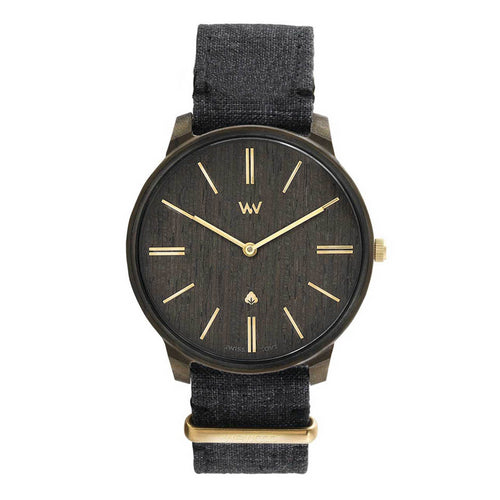 WEWOOD Unisex 70113306 Ross Black Gold Quarzo