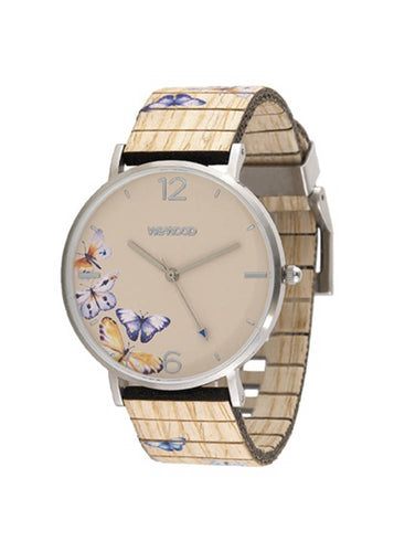 WEWOOD Ladies 70235226000 Aurora Butterfly Beige Quarzo