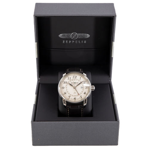 Zeppelin Uomo 7642-5 LZ127 Graf Dual Time 42mm Quarzo