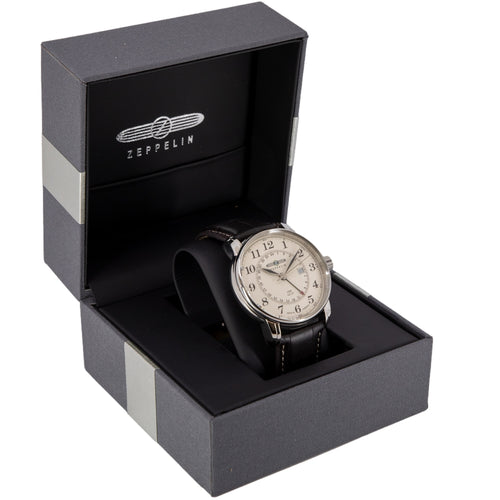 Zeppelin Uomo 7642-5 LZ127 Graf Dual Time 42mm Quarzo