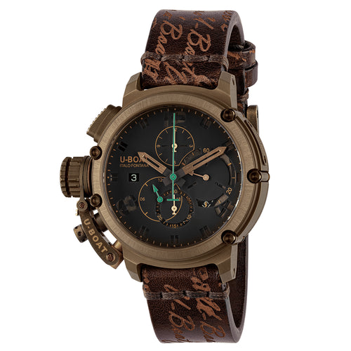 U-boat Uomo 8526 Chimera 46mm Green Chrono Bronzo