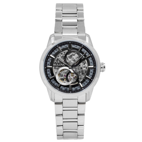 Bulova Uomo 96A208 Sutton Scheleton Meccanico