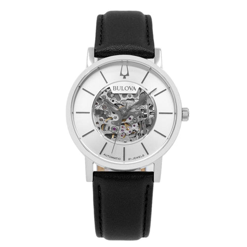 Bulova Uomo 96A278 Clipper Skelethon Meccanico