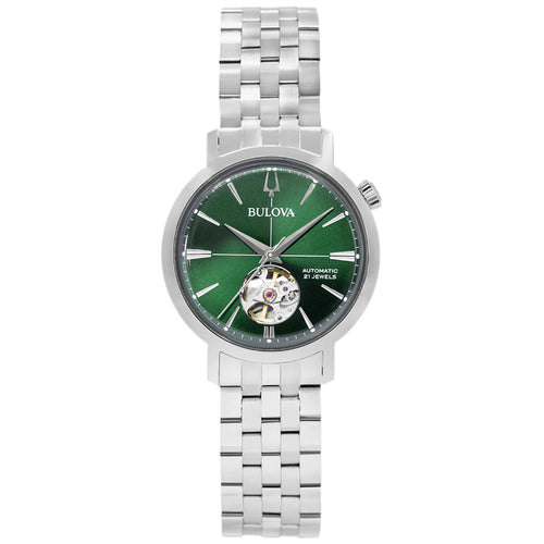Bulova Uomo 96A319 Aerojet 38mm Green Dial Automatico