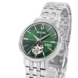Bulova Uomo 96A319 Aerojet 38mm Green Dial Automatico