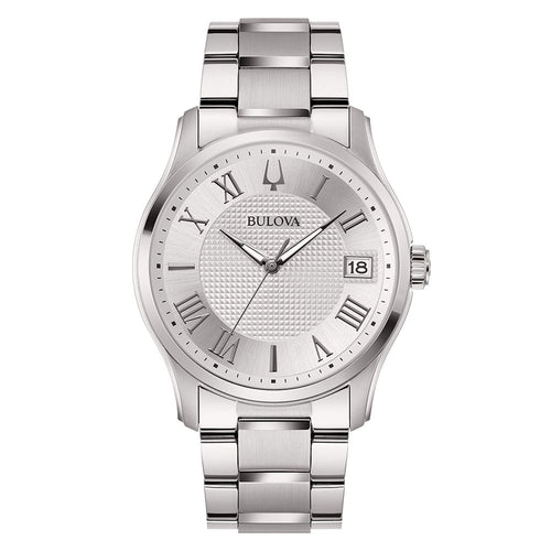 Uomo 96B391 Wilton 41mm Silver Dial Quarzo