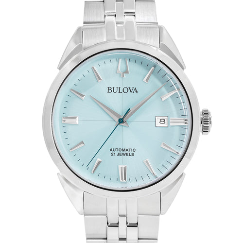 Bulova Uomo 96B423 Sutton 41mm Ice Blue Dial Automatico