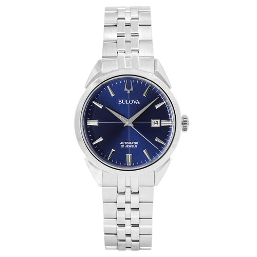 Bulova Uomo 96B425 Sutton 41mm Blue Dial Automatico