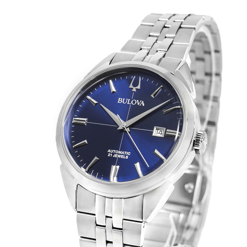 Bulova Uomo 96B425 Sutton 41mm Blue Dial Automatico