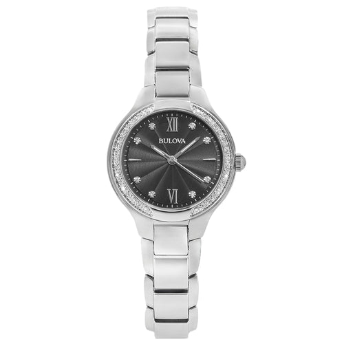 Bulova Donna 96R207 Classic Diamonds 28mm Quarzo