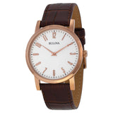 Bulova Uomo 97A106 Classic White Dial Quarzo