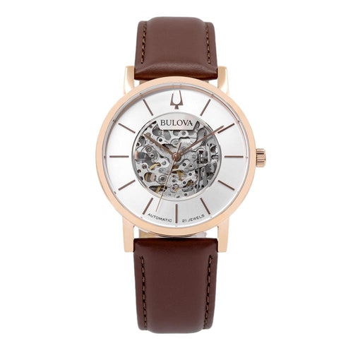 Bulova Uomo 97A172 Clipper skelethon Meccanico