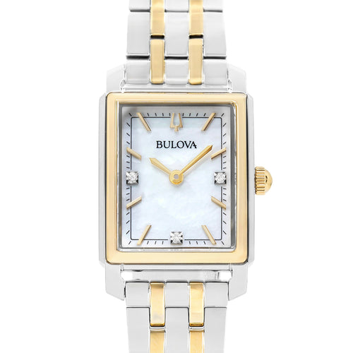 Bulova Donna 98P220 Sutton Tank 21mm Quarzo
