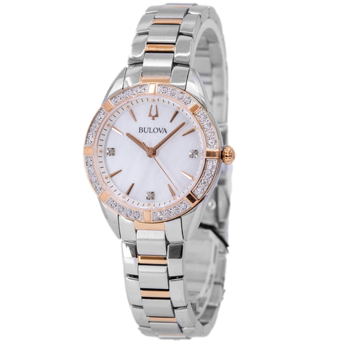 Bulova Donna 98R281 Sutton Lady Diamanti 32mm Quarzo