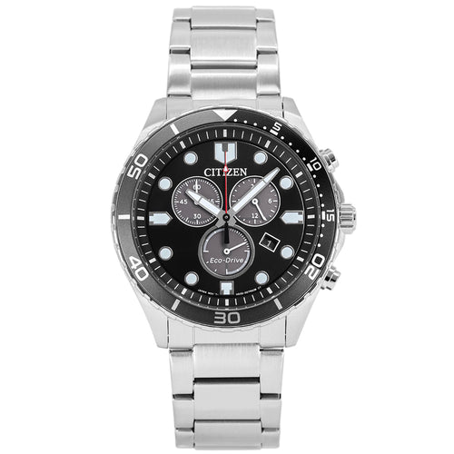 Citizen Uomo AT2568-82E Sport Crono 43mm Eco-Drive