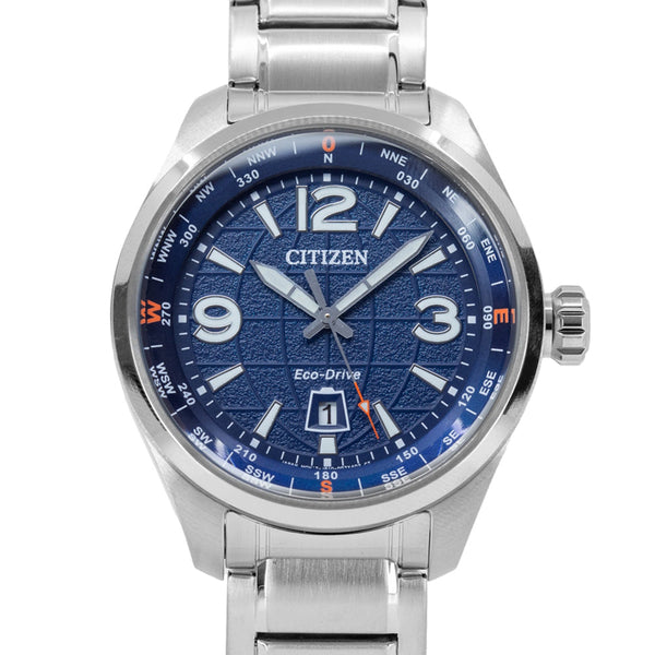 Citizen Orologio Unisex AW1830-88L – Quarzo Con Bracciale – Quadrante Blu