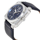 Bell & Ross Uomo BR0394-BLU-ST/SCA Aviation Automatico