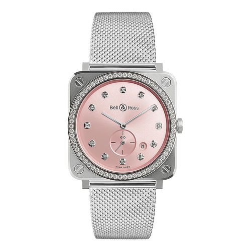 Bell & Ross Donna BRS-PK-ST-LGD/SST Novarosa Quarzo