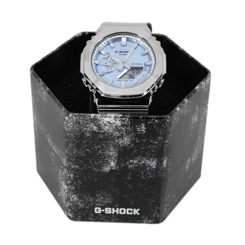 Casio Uomo GM-2110D-2AER G-Shock Blue Dial Quarzo