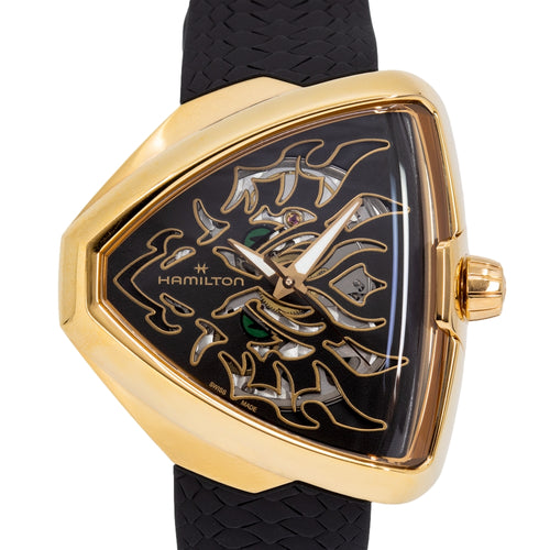Hamilton Uomo H24525332 Ventura Elvis80 Skeleton Auto