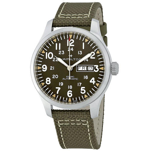 Hamilton Uomo H70535081 Khaki Field Day Date Automatico
