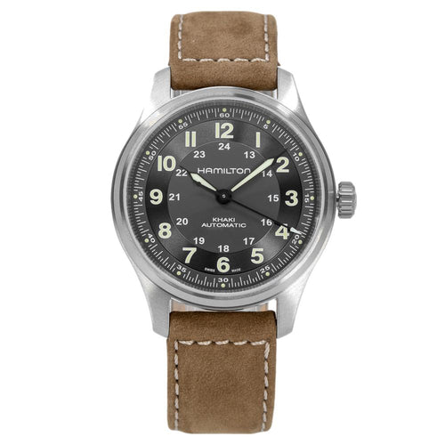 Hamilton Uomo H70545550 Khaki Field Titanium Automatico