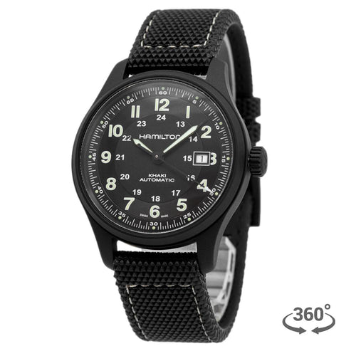 Hamilton Uomo H70575733 Khaki Field Titanium Automatico