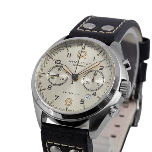 Hamilton H76416755 Khaki Aviation Pilot Pioneer Auto Chrono