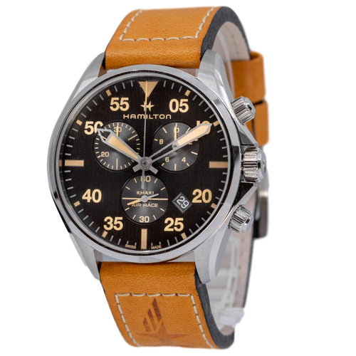 Hamilton Uomo H76722531 Khaki Aviation Pilot Chrono Quarzo